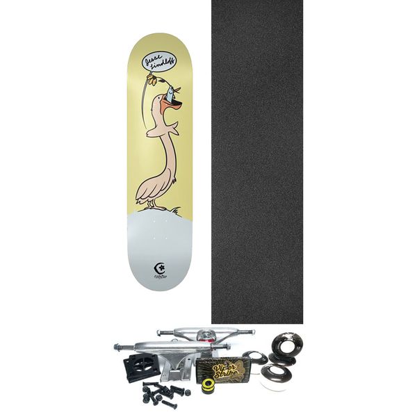 Foundation Skateboards Jesse Lindloff Feral Skateboard Deck - 8.38" x 32" - Complete Skateboard Bundle